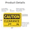 Signmission Clearance _Ft._In., 24 in W x Rectangle, Plastic OS-2PACK-CS-P-1824-L-19126 - alternate 5